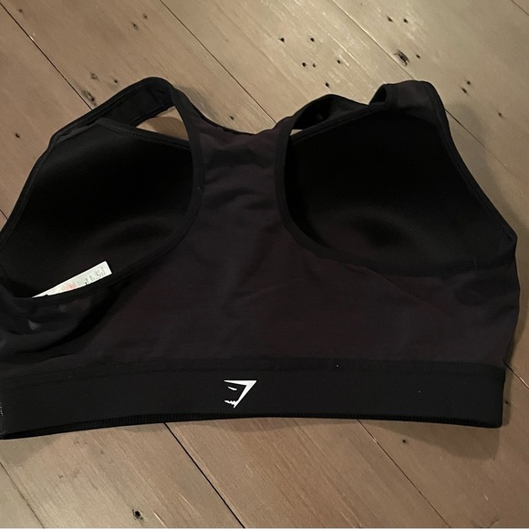 Gymshark Black Sports Bra - Picture 2 of 4